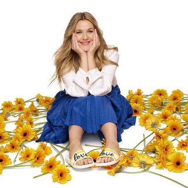 Crocs with new Drew Barrymore campaign
