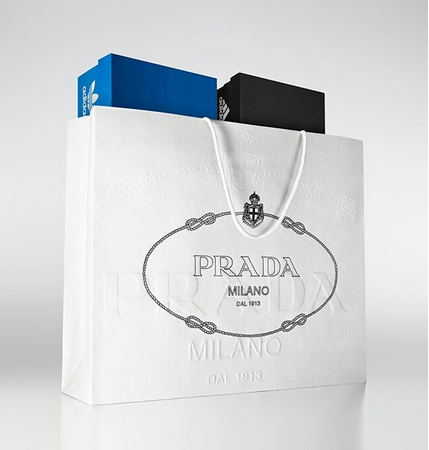 prada bag packaging