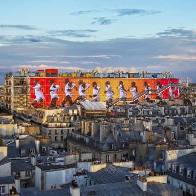 Nike creates an immersive experience for the Olympic Games at Centre Pompidou