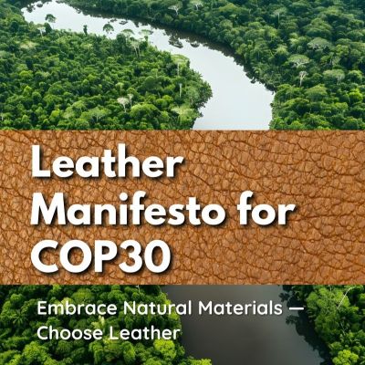 Leather organisations call for reassessment of leather at COP30 Leather organisations call for reassessment of leather at COP30