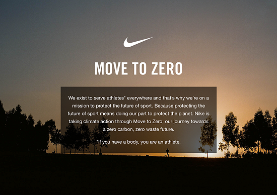 inzet Kraan negatief Nike with new initiatives to tackle climate change